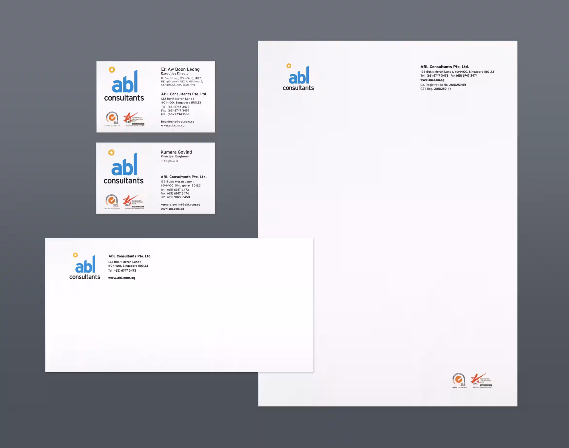 ABL Consultants, Stationery Design | Ease Communications