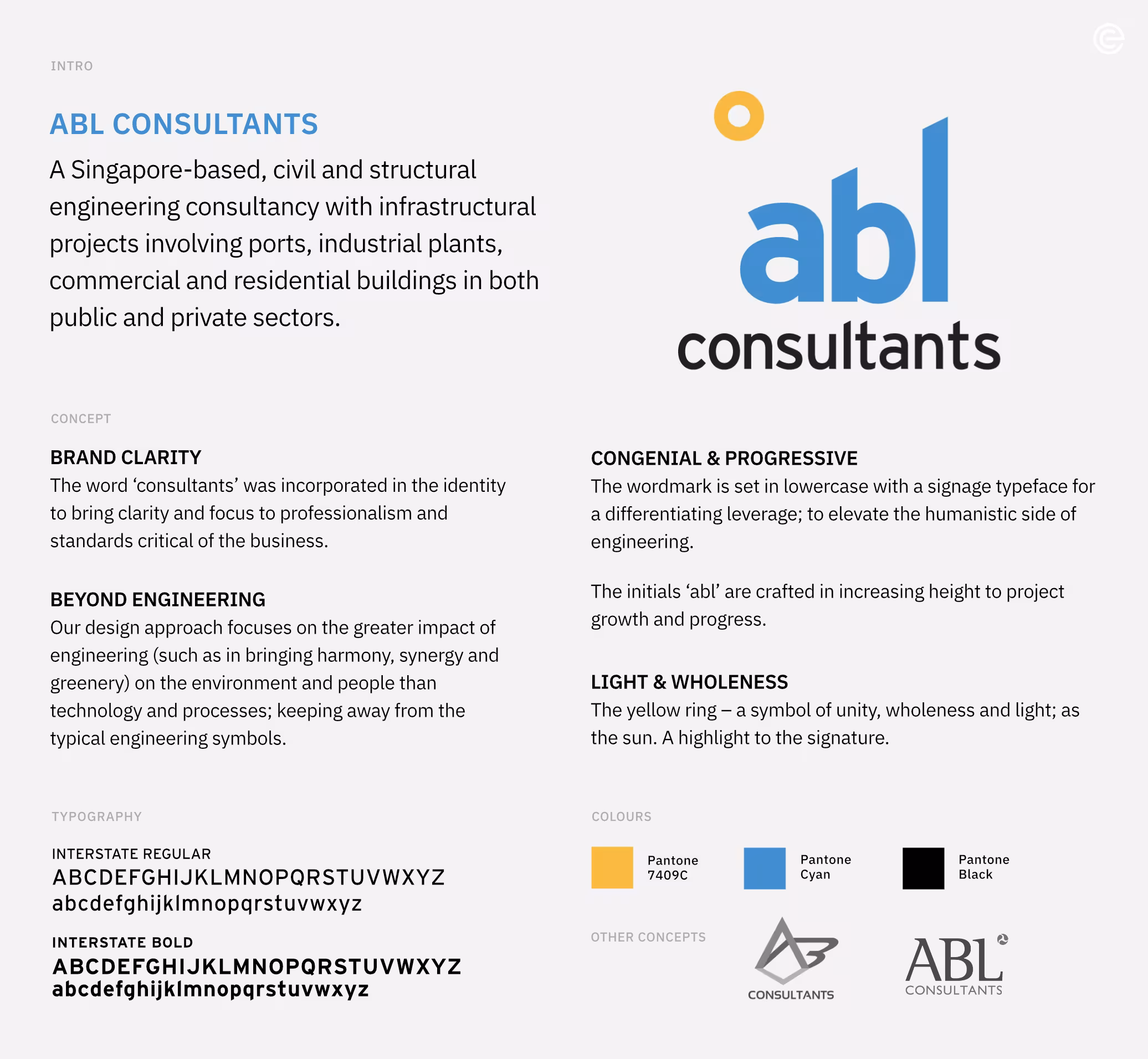 ABL Consultants, Visual Identity Design | Ease Communications