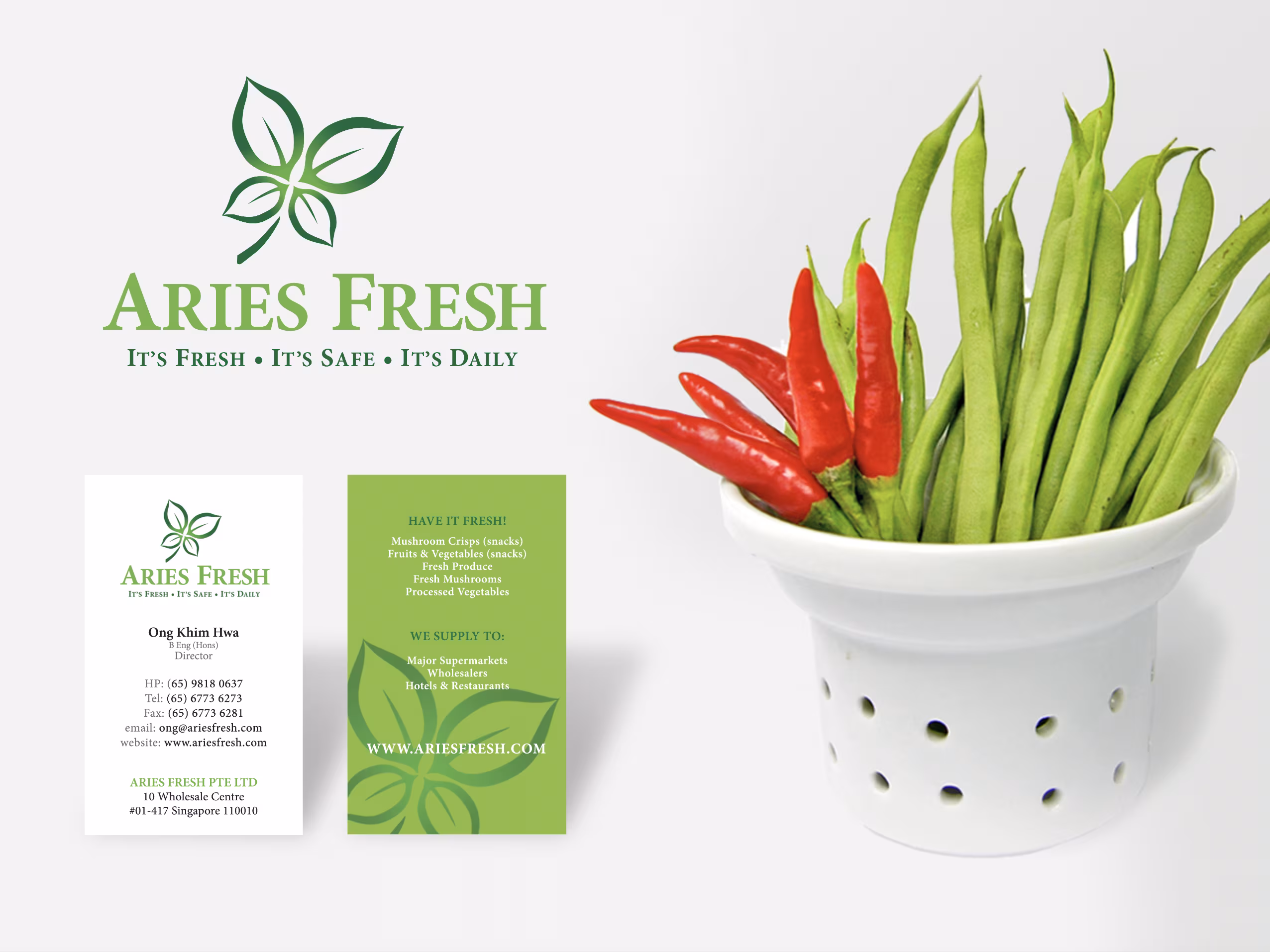 Aries Fresh Logo Design, Ease Communications