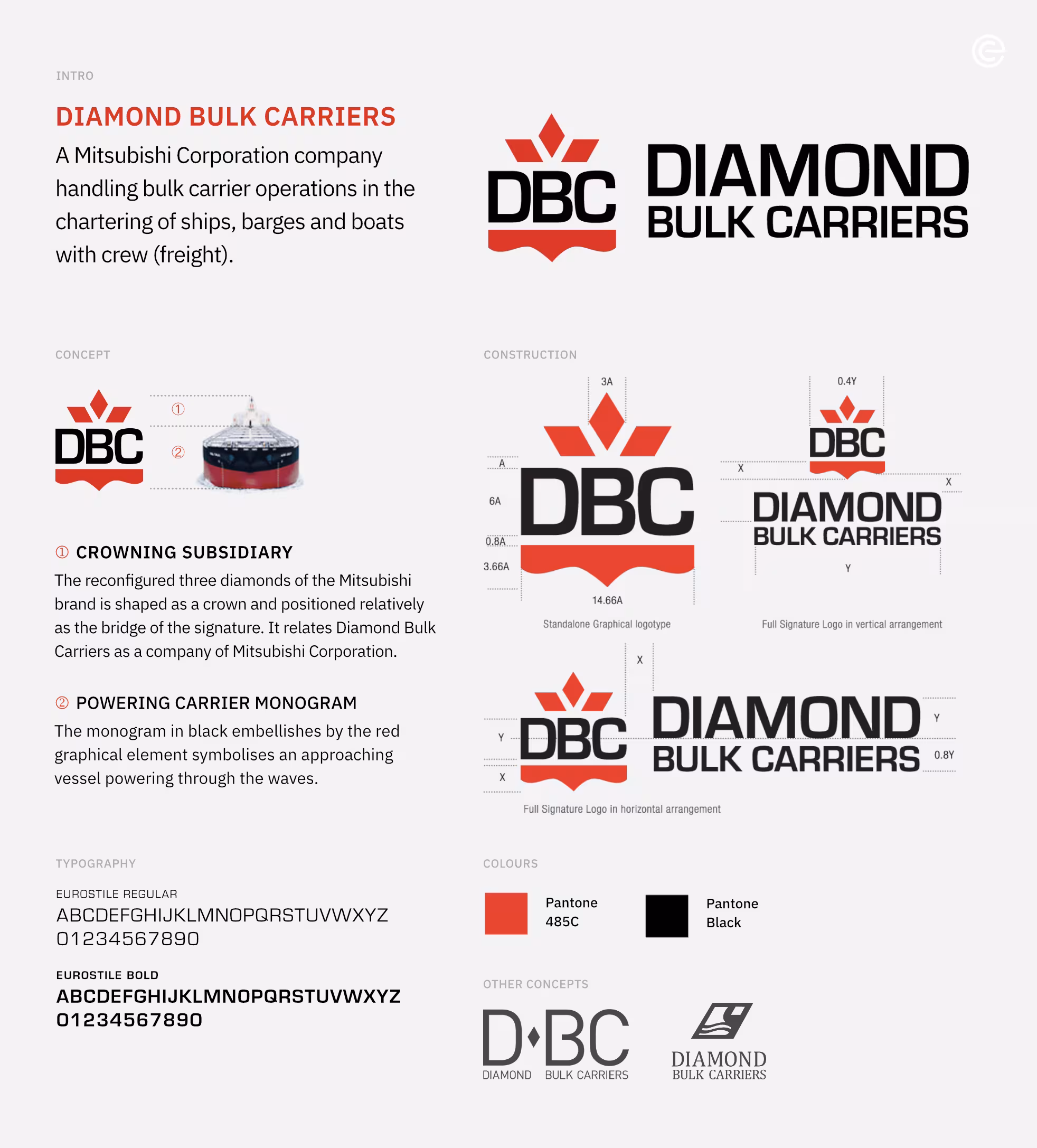 Diamond Bulk Carriers, Visual Identity Design | Ease Communications