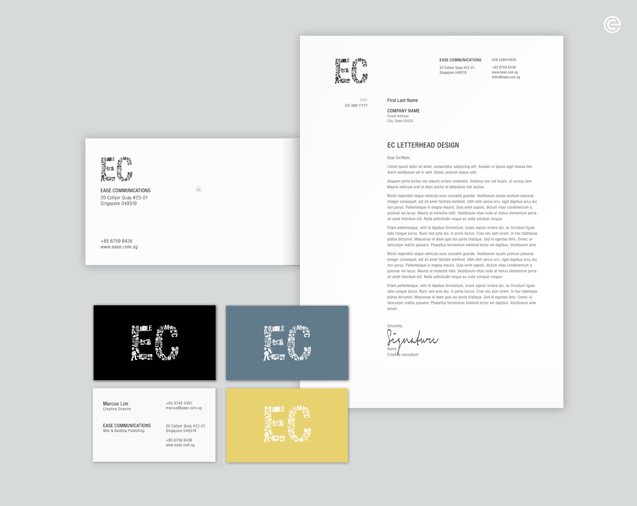 Corporate Identity Design, Ease Communications