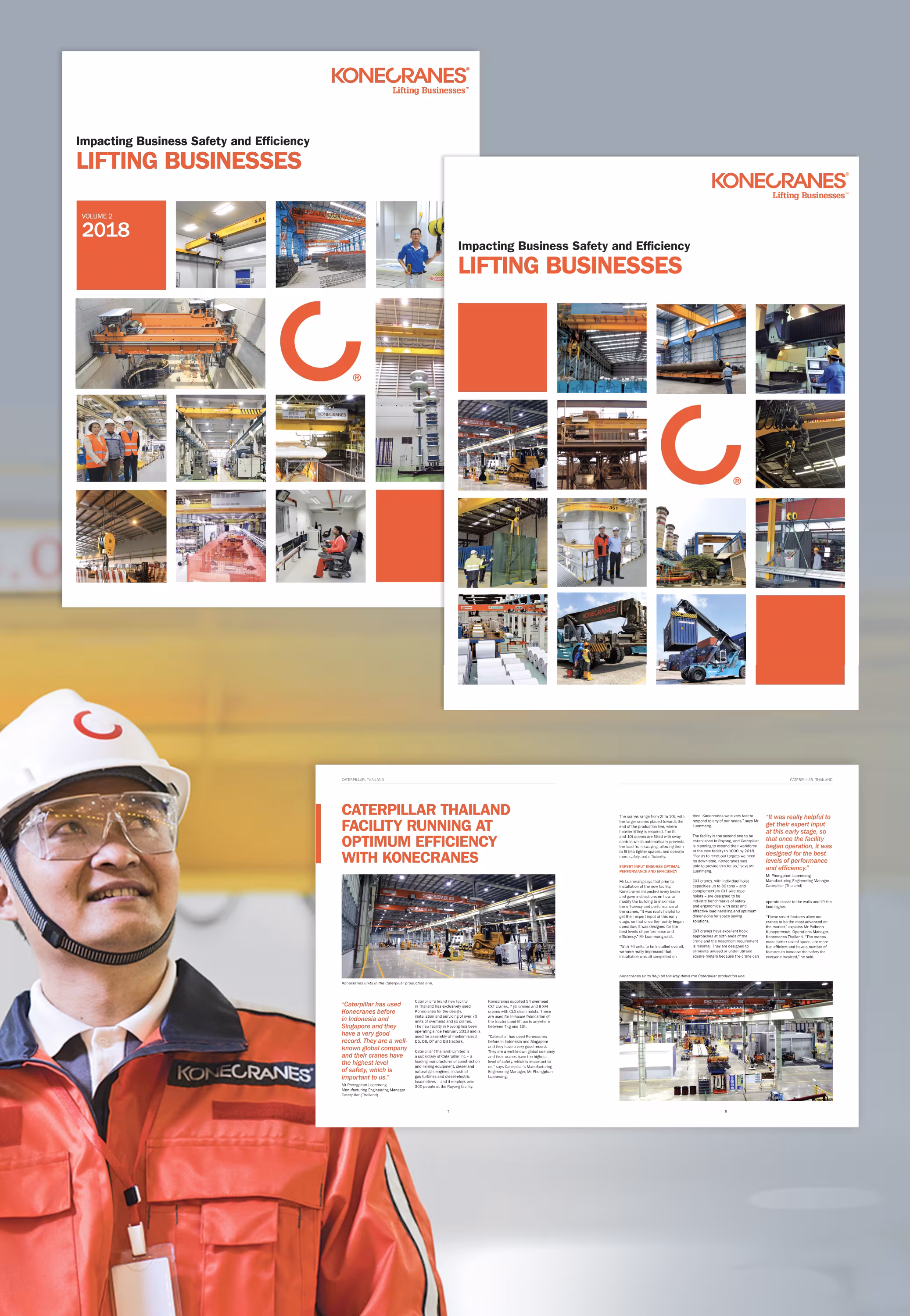Konecranes Brochure designs