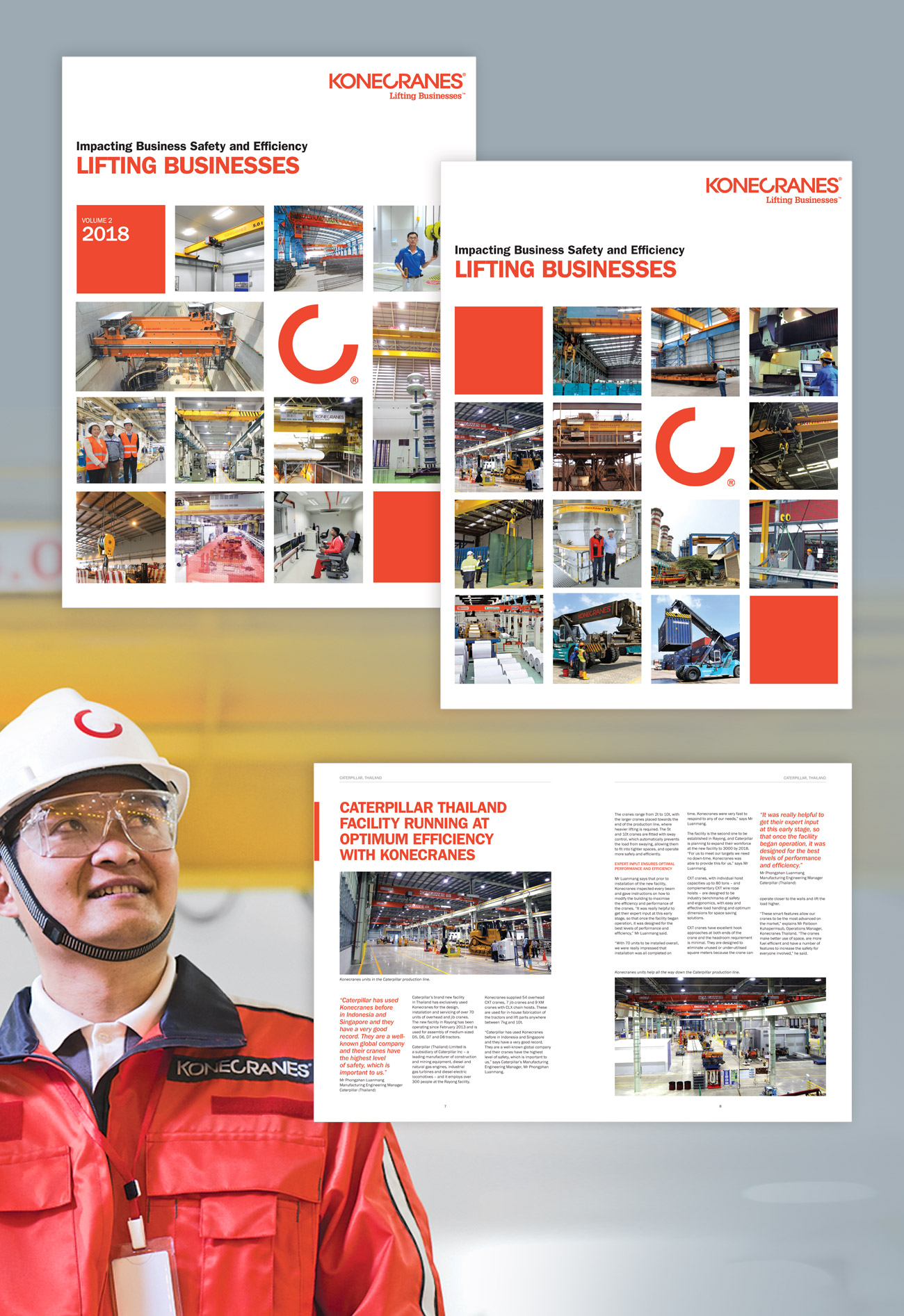 Konecranes Brochure designs