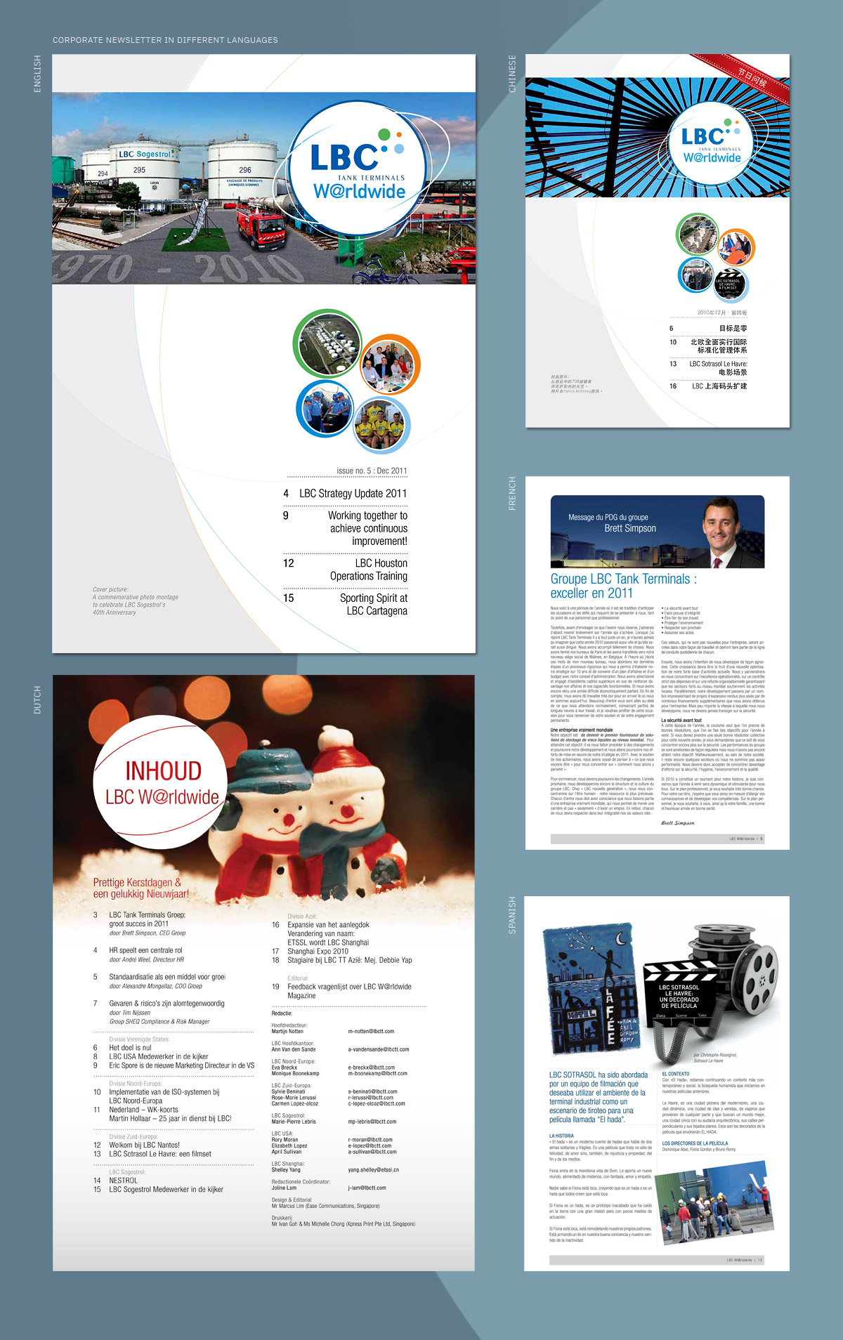 Corporate Newsletter Design