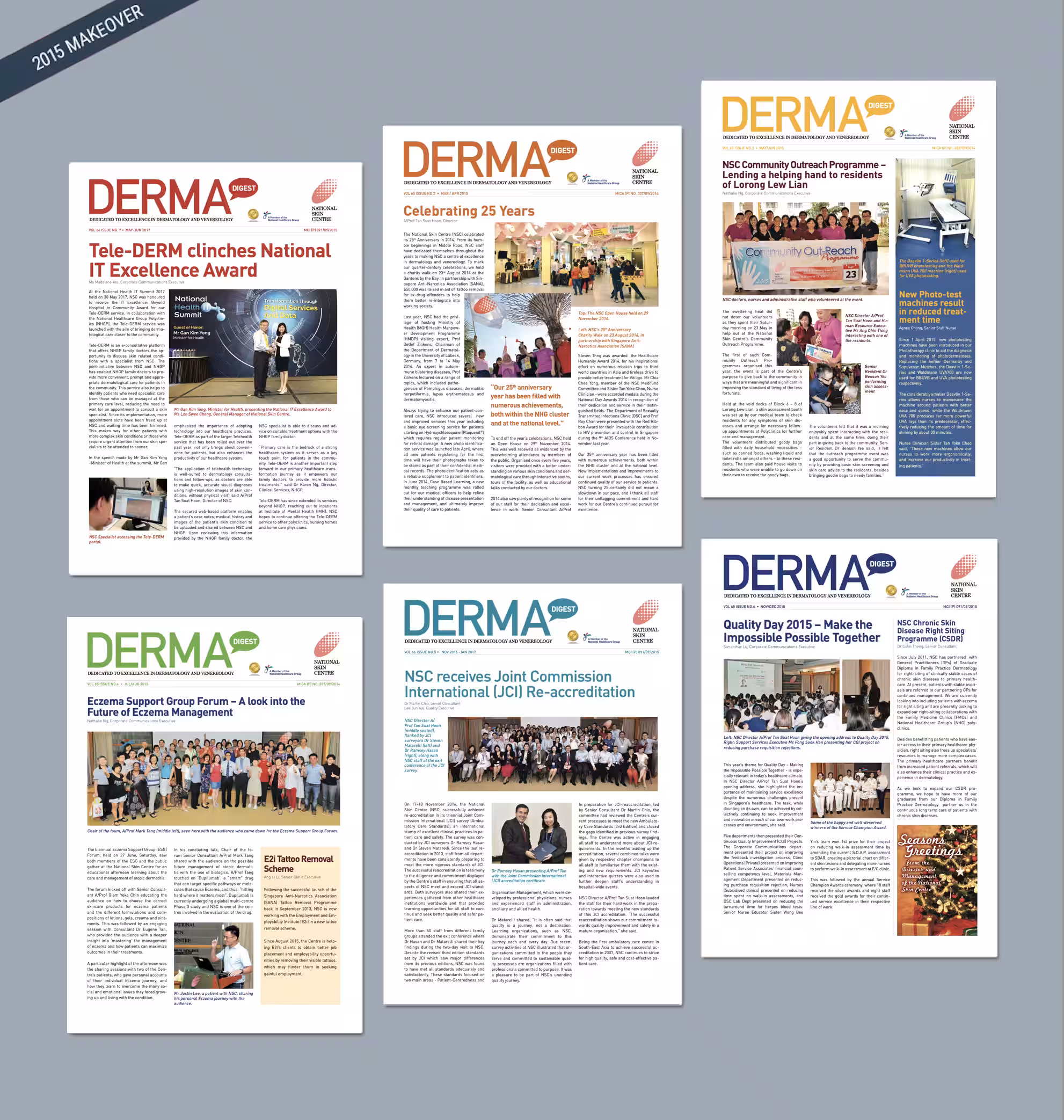 Derma Digest, Corporate Newsletter Design
