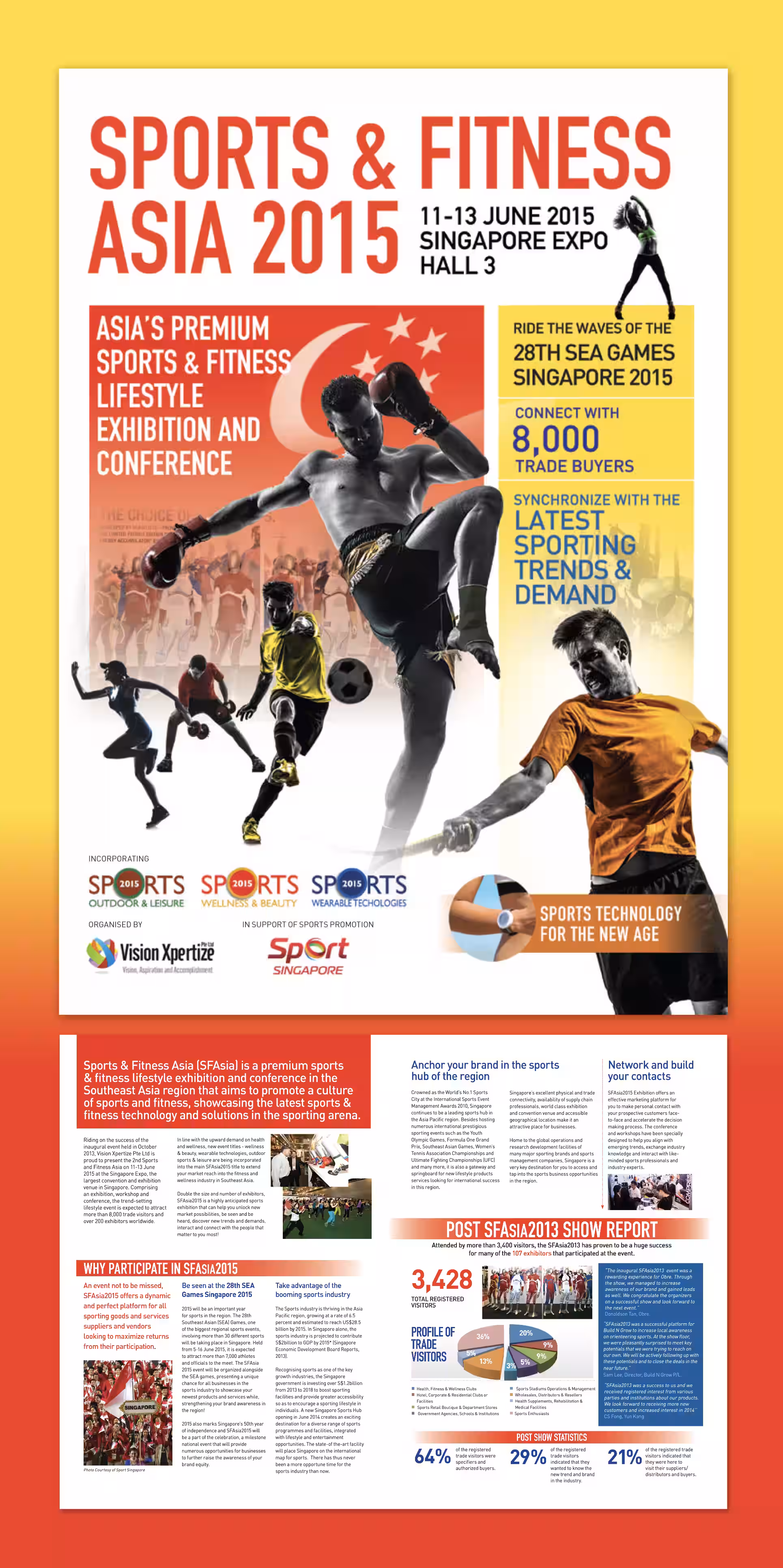 Sports & Fitness Asia Show Brochure, Ease Communications