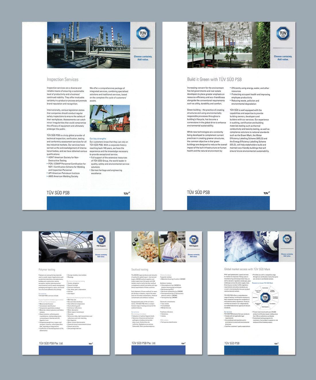 Corporate Brochure Design, Ease Communications