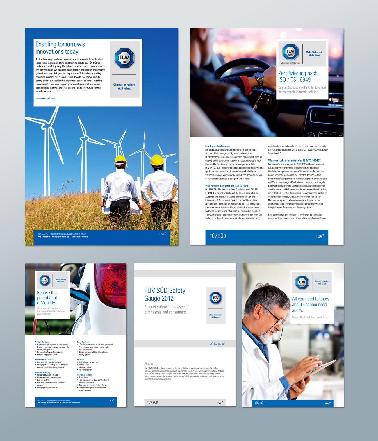 Corporate Brochure Design, Ease Communications